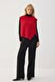 Asymmetric Cut Tricot Sweater - 5