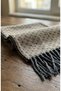 Men's Winter Scarf Woven Tassel Soft Textured Winter Scarf - 3