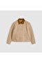 Castro Full Zip Tigers Eye Canvas Men's Brown Jacket 005Af-0004 - 6