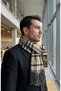 Men's Winter Scarf Woven Tassel Soft Textured Winter Scarf - 7