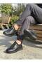 Mk-02 Black Genuine Leather Casual Men's Shoes - 3