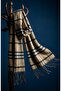 Men's Winter Scarf Woven Tassel Soft Textured Winter Scarf - 4
