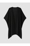 Black Plus Size Shawl Collar Women's Knitwear Cardigan - 3