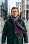 Men's Winter Scarf Woven Tassel Soft Textured Winter Scarf - 8
