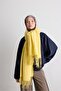 Classic Tasseled Wide Scarf - 3