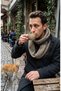 Men's Winter Scarf Woven Tassel Soft Textured Winter Scarf - 6