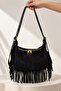 Mave Women's 100% Genuine Nubuck Leather Shoulder Bag – Detailed Stylish Design Suede Hand and Shoulder Bag