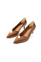 Charlotte Black Color Pointed Toe Women's Heeled Shoes (6cm)