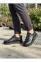 Mk-02 Black Genuine Leather Casual Men's Shoes