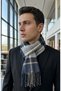 Men's Winter Scarf Woven Tassel Soft Textured Winter Scarf - 7