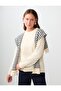 Off-White Shawl Scarf Detailed Round Neck Knitwear Sweater - 3