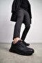 Elit Mzv295C Men's Genuine Leather Casual Shoes Black