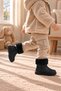 Children's Fur Boots Waterproof Non-Slip Sole Boys Girls Unisex Children's Rain Boots with Fur Inside Snow Boots - 5