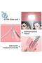 Pink Remote Controlled Led Lighted Adjustable Length Selfie Stick 60 cm Phone Tripod - 4