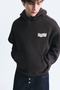 Oversize back printed sweatshirt - 3