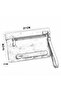 Nox Premium Genuine Leather Handbag - 27X16X4 - 6