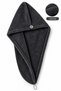 100% Cotton Hair Drying Cap Buttoned Towel Hair Cap Fast Absorbent Bath Shower Hair Towel - 4