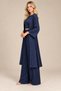 Cardigan Blouse Wide Leg Pants 3-Piece Casual Set - 2