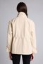 H1604Axer219 Ecru Water Repellent Regular Fit Raincoat - 6