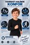 Boy's Thermal Top (Tutku Authorized Seller) 1 Piece Black Long Sleeve Winter Underwear Undershirt - 4