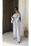 Flounce Sleeve Loose Fit Tunic Set - Mint Green - 3