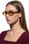 Ahenk Brown Light Nude Sunglasses - 2
