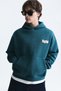 Oversize back printed sweatshirt - 4