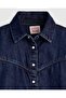 Women's Dark Blue Jean Shirt 005Dw-0000 - 3