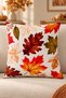 Digital Printed Decorative Throw Pillow Cover 43X43 cm – Modern Patterned Linen Texture - 2