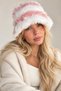 Furry Faux Fur Beret for Women Winter - Extra Soft Beige - 2