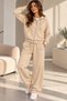 Women's 2 Thread Oversize Hooded Zippered Wide Leg Tracksuit Set