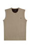 Men's Large Size V-Neck Wheat Sweater Thessaloniki Knit Classic Pattern - 5550H Bat - 2