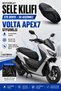 Motorcycle Saddle Cover Volta Apex7 Compatible Waterproof Scooter Motor Seat Protection Case Seat Cover 270D