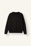 X8282Azbk81 Black Boxy Fit Crew Neck Printed Sweatshirt - 7