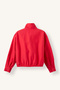 I3621Axrd51 Red Stand Collar Bengal Bomber Jacket - 7