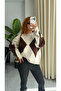 Premium Trend Baklava Patterned Wool Sweater - 3