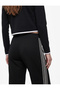 High Waist Comfortable Fit Stripe Detailed Wide Leg Sports Sweatpants - 5