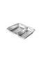 Divided Rectangular Aluminum Tray 4005 - 2