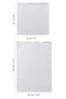 10-Piece Zippered Mixed Set - Transparent Frosted Lockable Organizer for Closet Organization - 30X30Cm - 45X35Cm - 8