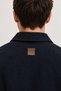 Navy Blue Regular Men's Shirt Jacket with Pockets and Snap Fasteners |   Mew1210319-1 - 5