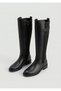26K-188-R6263 Genuine Leather with Lycra Back, Above the Knee Boots for Women - 4