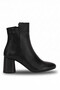 Elit Vvs2727C Women's Genuine Leather Heeled Boots Black - 2