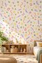 Colorful Illustrations Wall Decals, Abstract Shapes for Kids' Room, Nursery or Playroom, Self-Adhesive, Set of 124 Pieces - 5