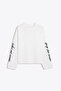 Eazy Unisex Oversize Long Sleeve T-Shirt 100% Cotton Ecru Skip the Noise Printed Boxy Fit T-Shirt - 4