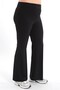 Trend42Plus Large Size Wide Leg Black Pants - 2