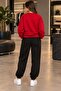 Vibes Unisex Printed Sweatshirt and Sweatpants Oversize Premium Set - 3