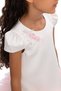 Pamina Sugar Tulle Skirt Dress for Ages 3-7 - Ecru - 6