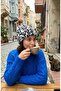 Patterned Shaggy Yarn Soft Textured Plush Women's Beanie - Winter Soft - 3