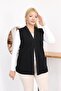 Plus Size Stoned Knitwear Vest - 4
