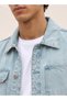 Denim Trucker Jacket with Chest Pocket - 4